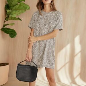 Jenni Kayne Leopard Print T Shirt Shift Dress XL